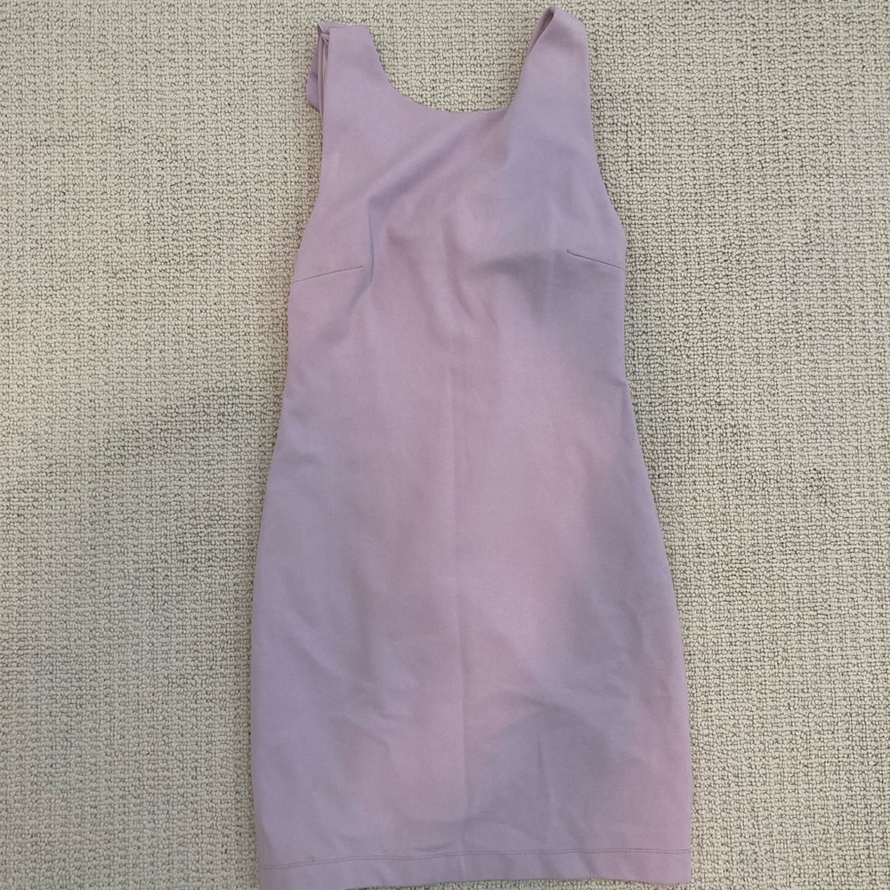 Zara cotton lavender dress
